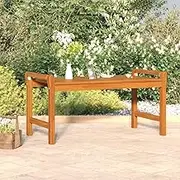 Acacia Wood Coffee Table for Living Room: Modern Solid Wood Table, Ideal Tables for a Farmhouse, Center, Living, Coffee. 100x50x50cm