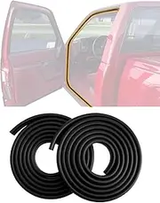 Door Weatherstrip Seals (2PCS), Compatible with 1988-2000 Chevy GMC C1500 C2500 C3500 K1500 K2500 K3500, Blazer Suburban Tahoe Yukon Cadillac, Rubber Seal Strip Trim, Front Driver & Passenger Side