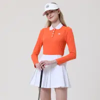 在飛比找蝦皮購物優惠-【高爾夫球衣 高爾夫女裝】樂為高爾夫女裝高級運動polo衫長