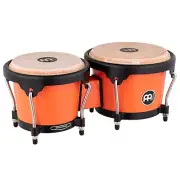 Meinl Percussion Molded ABS Bongo 6 1/2" & 7 1/2" - Electric Coral HB50EC