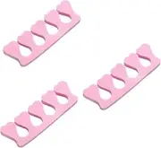 Healeved 3sets Nail Kits Toe Separators 40-piece Manicure Set Professional Toe Separators 40pcs*3