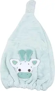 FOYTOKI Dry Hair Cap Quick Dry Hat Microfiber Hair Towel Coral Fleece Stylish Design