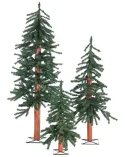 Sterling Tree Company Unlit Alpine Trees (Set Of 3)