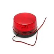 DC 12V Mini Wired Strobe Siren Signal Warning Light Flash LED Lamp Highlight Alarm Lamp