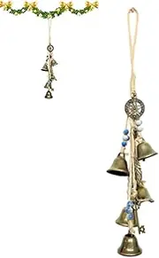Witch Bells, Witch Bells Door Hanger Spiritual, Witch Bell Room Decor Retro Wind Chimes Door Knob Hanger for Garden Patio Home Decor