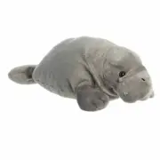 Aurora - Large Gray Grand Flopsie - 16" Manny Manatee - Adorable Stuffed Animal