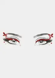 Flaming Butterfly Red Eye Gems