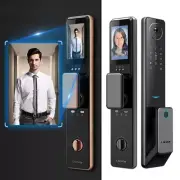 Smart Door Lock 3D Face Recognition Camera FingerPrint Password Safety Lock Wifi