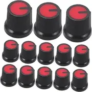 HONITANO Volume Control Knob Accessory 50pcs Wh148 Plastic Guitar Knobs for Amplifier Stylish and Easy to Install