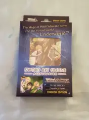 WeiB(Weiss) Schwarz Sword Art Online Alicization English Trial Deck *New/Sealed*