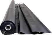 Pond Liner 0.13MM/5Mil Black Impermeable Membrane for Ponds Streams Fountains Waterfall and Water Features, Small Fish Pond Liners Gardens Pools Underlay(5x10m(16.4x32.8ft))