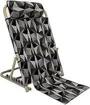Adjustable Bed Back Rest Adjustable Bed Backrest Elderly Care Backrest Frame 7-Gears Adjustable Sit-Up Bed with Oxford Cloth Spray Steel Pipe for Bed Floor Beach