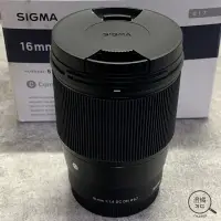 在飛比找蝦皮購物優惠-『澄橘』SIGMA 16mm F1.4 DC DN For 