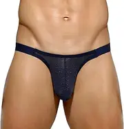 [Casey Kevin] Men's Sexy Thong Bulge Pouch Underwear Breathable Mesh G-Strings Tagless Bikini CK2104 1pcs