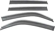 1Set Smoke Window Rain Visor Compatible Compatible for Mercedes GLK 300 200 260 2013-2018 ABS Vent Sun Deflectors Guard Car Accessories