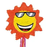 Ya Otta Sunshine/Sol Pinata Pull String Party Supply 21.75"L x 18.25"W x 3"H
