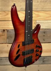 Ibanez Bass Workshop SRD905F 5-String Fretless Bass Brown Topaz Burst