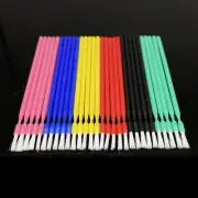 100 Pcs Dental Disposable Micro Applicator Bendable Brush Long Shank 6 Types