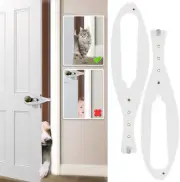 Slowton Cat Door Holder Latch, 5 Way Adjustable Cat Gate Alternative for 5.5"...