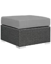 Modway Outdoor Sojourn Outdoor Patio Sunbrella Ottoman
