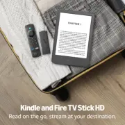 Travel Entertainment Bundle | Kindle and Fire TV Stick HD | Read on the Go, Stre