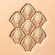 DandS Leather Stamp Tools Stamps Stamping Carving Punches Tool Craft Leathercrafting Dragon Scale