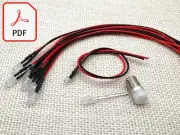 Yamaha CT-400 LED Tuner Lamp Lights upgrade kit bulb with INSTRUCTIONS