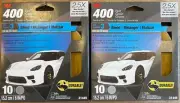 3M 400 GRIT AUTOMOTIVE SANDPAPER 2 pkg of 10 SHEET 6" Round