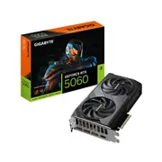 Gigabyte GeForce RTX(TM) 5060 WINDFORCE OC 8G, 2512 MHz, CUDA 3840, 28 Gbps. GDDR7, 128 bit, PCI-E 5.0, PSU 450W, DisplayPort 2.1b *3 HDMI 2.1b x1