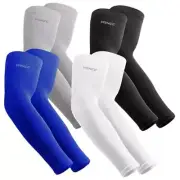 4 Pairs Arm Sleeves for 1 Pair Black/ 1 Pair White/1 Pair Blue/ 1 Pair Gray