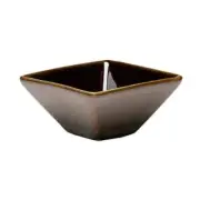 Oneida L6753059940 Rustic Chestnut 1.5 oz Two-Tone Porcelain Sauce Dish - 6 Doz
