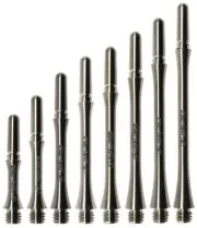 COSMO DART SHAFTS SLIM LOCKED TITANIUM (PLAIN) - SET OF 3