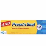 GLAD PRESS’N SEAL PLASTIC FOOD WRAPS - 140 SQ. FT 43.4M