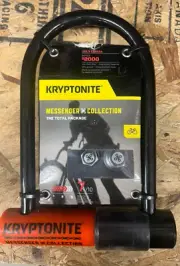 KRYPTONITE MESSENGER BIKE LOCK TOTAL PACKAGE W/ ANTI-THEFT FRONT WHEEL NUTS M9