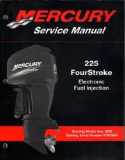 2003 MERCURY OUTBOARD 225 FOUR STROKE EFI P/N 90-888465 SERVICE MANUAL (441)
