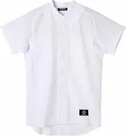 [DESCENTE] STD51TB Full Open Shirt (Standing Collar), S White