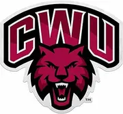 Rico Industries NCAA Central Washington Wildcats Shape Cut Pennant - Home and Living Room Décor - Soft Felt EZ to Hang