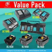 For Makita DC18RD DC18RE DC18SF DC18RC with BL1840 BL1850 BL1860 Value Pack