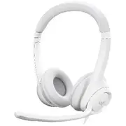 Logitech H390 USB Computer Headset White
