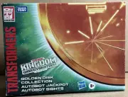 Transformers War for Cybertron Kingdom Golden Disk JACKPOT w/ Sights NEW