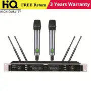 TZT SK-9900 Wireless Microphone System Cordless System with 2 Gray Microphones