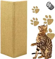 HUTPET 2Pcs Packing Foldable Cat Scratching Board,Sofa Wall Corner Cat Scratching Pads, Horizontal Cats Scratcher Guards for Furniture Wall Cat Scratchers for Indoor Cats