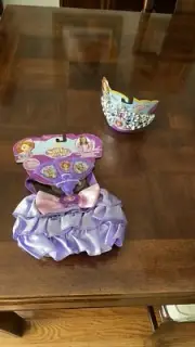 Sofia The First Disney Junior Child Dress Up Crown and Purse with Matching Fan