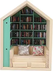 Book Nook Kit DIY Miniature House Exquisite Cute Long Life Tiny House Kit for Bedroom Study Shop