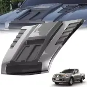 Bonnet Hood Scoop Titanium Grey(U17)+Black For Mitsubishi Triton L200 MQ 2015-18