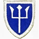 美軍公發 二戰 ARMY 陸軍 97TH INFANTRY DIVISION 第97步兵師 臂章 全新