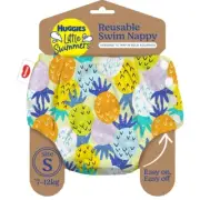 Huggies Little Swimmers Reusable Swim Nappy Pineapple Party Size S 7-12kg Huggie