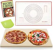 Pizza Stone for Oven 20 inch - Baking Stone for Bread - Large Pizza Stones for Grill - Oven Stones for Baking - Thick Rectangle Pizza Grilling Stones