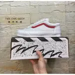 #VANS STYLE36 VAULT 紅線 白色 #灰白 #皮革 #質感升級 #帆布鞋 #VN0A4BVE21D 紅色