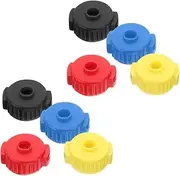 HONITANO 8pcs Quick Release Plastic Cymbal Nuts Kit for Percussion Durable Drum Accessories Fit Reduces Noise for All Drum Kits and Cymbal Models